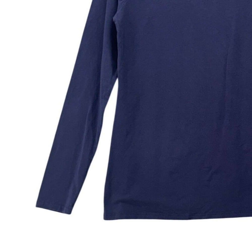 Duluth Trading Womens Shirt L No Yank Scoop Neck Stretch Long Sleeve Cotton - Picture 5 of 11
